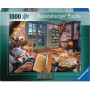 PUZZLE 1000 PEZZI ravensburger THE COSY SHED originale IL RIFUGIO ACCOGLIENTE capanno