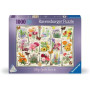 PUZZLE 1000 PEZZI ravensburger FIORI DA GIARDINO originale COTTAGE GARDEN FAVORITES garden flower
