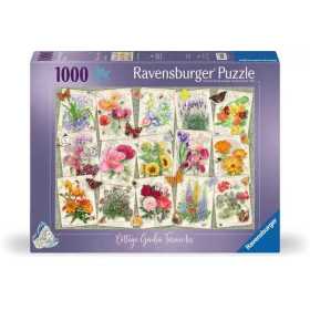 PUZZLE 1000 PEZZI ravensburger FIORI DA GIARDINO originale COTTAGE GARDEN FAVORITES garden flower