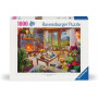 PUZZLE 1000 PEZZI ravensburger COZY CABIN originale CASETTA ACCOGLIENTE