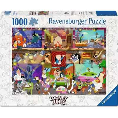 PUZZLE 1000 PEZZI ravensburger LOONEY TUNES STUDIO originale CARTOONS