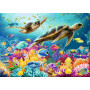 PUZZLE 1000 PEZZI ravensburger MONDO SOTTOMARINO originale BARRIERA CORALLINA