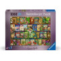 PUZZLE 1000 PEZZI ravensburger LIBRI DI GIARDINAGGIO originale VINTAGE SUMMER GARDEN