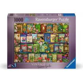 PUZZLE 1000 PEZZI ravensburger LIBRI DI GIARDINAGGIO originale VINTAGE SUMMER GARDEN