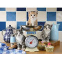 PUZZLE 1500 PEZZI ravensburger GATTINI IN CUCINA originale CATS IN THE KITCHEN softclick