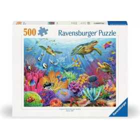 PUZZLE 500 PEZZI ravensburger ACQUE TROPICALI originale TROPICAL WATERS