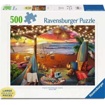 PUZZLE 500 PEZZI ravensburger COZY CABANA originale ACCOGLIENTE