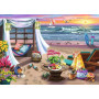 PUZZLE 500 PEZZI ravensburger POMERIGGIO IN SPIAGGIA originale CABANA RETREAT