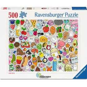 PUZZLE 500 PEZZI ravensburger CUTE KAWAII originale CAOS CARINO