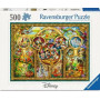 PUZZLE 500 PEZZI ravensburger BEST THEMES originale DISNEY FAMILY