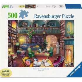 PUZZLE 500 PEZZI ravensburger DREAM LIBRARY originale BIBLIOTECA DEI SOGNI