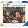 PUZZLE 500 PEZZI ravensburger DREAM LIBRARY originale BIBLIOTECA DEI SOGNI