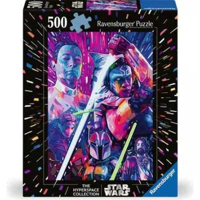 PUZZLE 500 PEZZI ravensburger AHSOKA originale STAR WARS