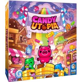 CANDY UTOPIA gioco da tavolo PER FAMIGLIE giochi uniti IN ITALIANO età 12+