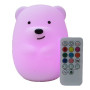 LAMPADA DA NOTTE in silicone ORSO cambiacolore Simply for Kids