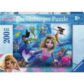 PUZZLE 200 PEZZI XXL ravensburger MERMAID MAGIC originale SIRENE età 8+