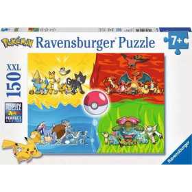 PUZZLE 150 PEZZI XXL ravensburger POKEMON perfect age fit QUATTRO COLORI età 7+