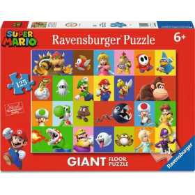PUZZLE 125 PEZZI giganti SUPER MARIO ravensburger GIANT età 6+
