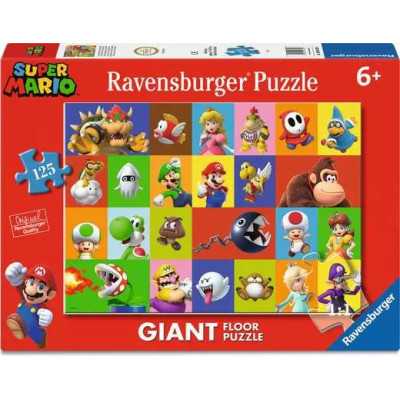 PUZZLE 125 PEZZI giganti SUPER MARIO ravensburger GIANT età 6+
