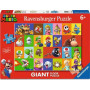 PUZZLE 125 PEZZI giganti SUPER MARIO ravensburger GIANT età 6+