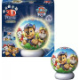 PAW PATROL palla LUCE NOTTURNA sfera PUZZLE 3D tridimensionale NIGHTLIGHT ravensburger 73 PEZZI età 6+