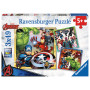 3 PUZZLE DA 49 PEZZI ravensburger AVENGERS 3x49pz MARVEL età 5+