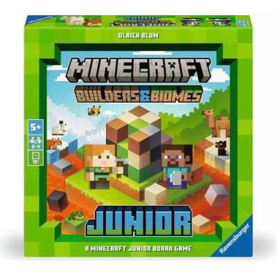 MINECRAFT JUNIOR gioco da tavolo BUILDERS & BIOMES ravensburger IN ITALIANO età 5+