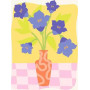 CREART kit artistico GIGLI BLUEBELLS ravensburger SERIE TREND con pennello 2 IN 1 età 12+