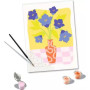 CREART kit artistico GIGLI BLUEBELLS ravensburger SERIE TREND con pennello 2 IN 1 età 12+