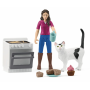 POMERIGGIO IN CUCINA miniature in resina POCKET SET schleich BAKING AFTERNOON età 4+