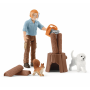 BOSCAIOLO miniature in resina POCKET SET schleich RANGER età 4+