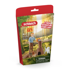 BOSCAIOLO miniature in resina POCKET SET schleich RANGER età 4+