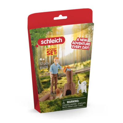 BOSCAIOLO miniature in resina POCKET SET schleich RANGER età 4+