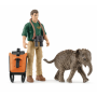 RICERCATORE IN ESCURSIONE miniature in resina POCKET SET schleich EXPLORER età 4+