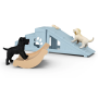 AVVENTURE PER I CUCCIOLI miniature in resina PUPPY PLAYTIME schleich FARM WORLD età 3+