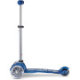 MINI MICRO DELUXE monopattino GLITTER plastica e metallo LED a tre ruote BLU età 2+