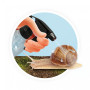 HABITAT PER LUMACHE snail house TERRARIO con casetta in legno BUKI età 6+