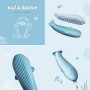 BALENA da bagno KUJI the whale OPPI gioco PER IL BAGNETTO età 10 mesi +