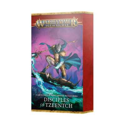 DISCIPLES OF TZEENTCH carte delle pergamene da guerra IN ITALIANO warhammer AGE OF SIGMAR età 12+