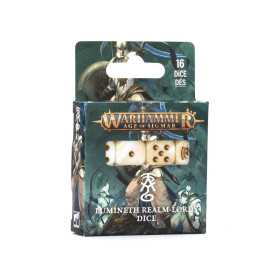 LUMINETH REALM LORDS warhammer AGE OF SIGMAR set di 16 dadi DICE età 12+
