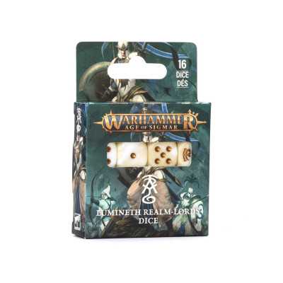 LUMINETH REALM LORDS warhammer AGE OF SIGMAR set di 16 dadi DICE età 12+