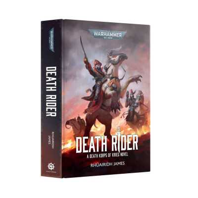 DEATH RIDER libro IN INGLESE warhammer 40k DEATH KORPS OF KRIEG black library HARDBACK età 12+