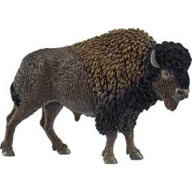 BISONTE miniatura in resina SCHLEICH animali WILD LIFE 14879 età 3+