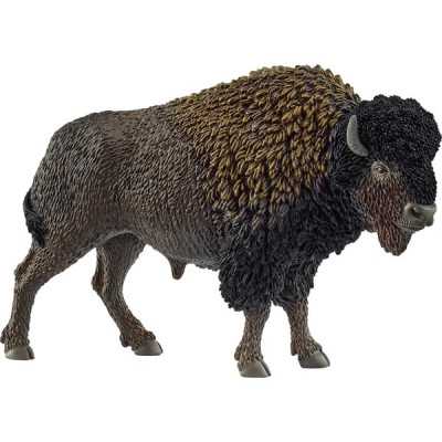 BISONTE miniatura in resina SCHLEICH animali WILD LIFE 14879 età 3+