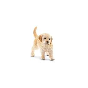 CANE GOLDEN RETRIEVER CUCCIOLO miniatura in resina SCHLEICH animali FARM WORLD 16396 età 3+