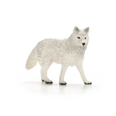 LUPO ARTICO miniatura in resina SCHLEICH animali WILD LIFE 14880 età 3+