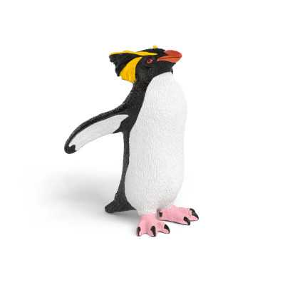 PINGUINO SALTAROCCE miniatura in resina SCHLEICH animali WILD LIFE 14932 età 3+