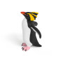 PINGUINO SALTAROCCE miniatura in resina SCHLEICH animali WILD LIFE 14932 età 3+