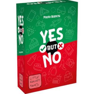 YES BUT NO gioco da tavolo IN ITALIANO little rocket games PARTY GAME età 10+