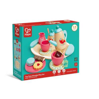 ORA DEL TE tea time wooden PLAY SET in legno HAPE gioco di imitazione E3207 età 2+